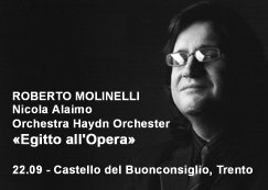 Roberto Molinelli dirige l'Orchestra Haydn in una sua prima assoluta